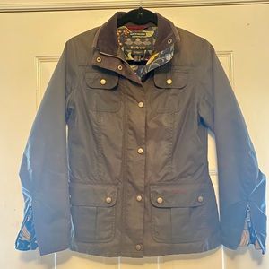 Barbour quilted wax coat